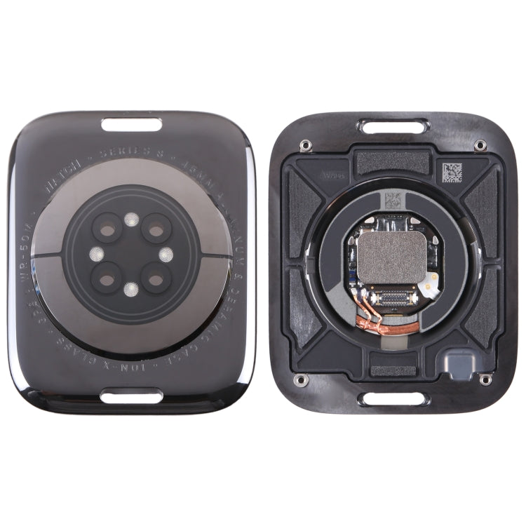Per Apple Watch Series 8 45mm GPS Cover posteriore in vetro con modulo di ricarica, For Watch Series 8 45mm GPS