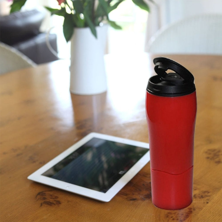 Tazza potente portatile da viaggio per caffè da solo, tè freddo alle erbe, bevanda gassata, tazza per bottiglia d'acqua, capacità: 500 ml