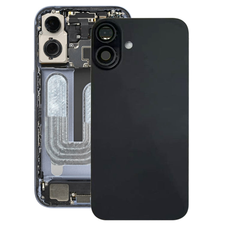 Per iPhone 16 Cover posteriore batteria con copriobiettivo fotocamera, For iPhone 16