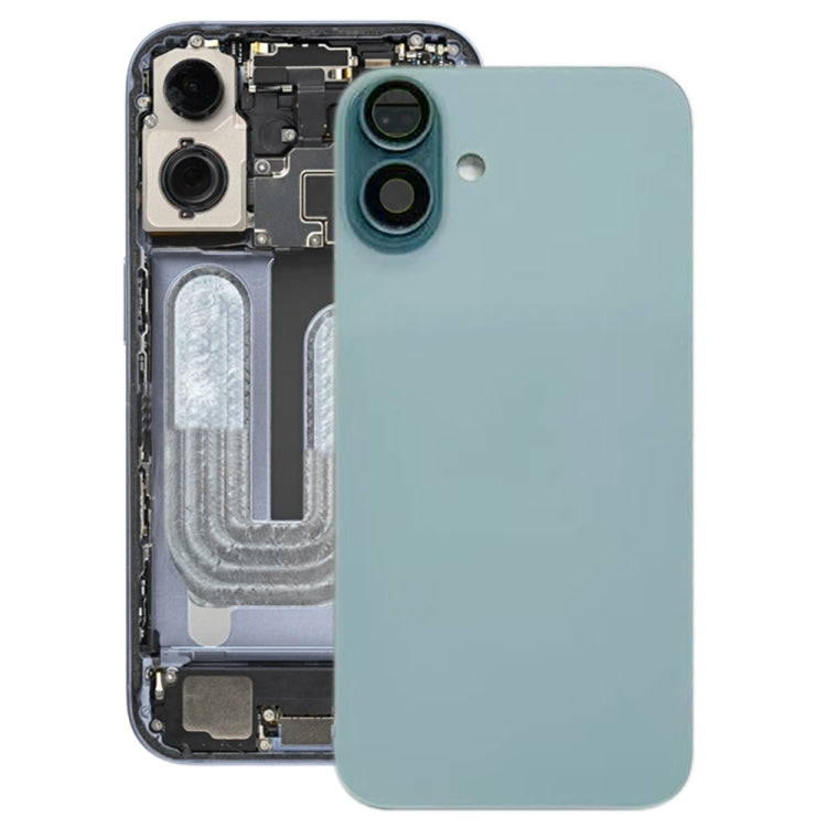 Per iPhone 16 Cover posteriore batteria con copriobiettivo fotocamera, For iPhone 16