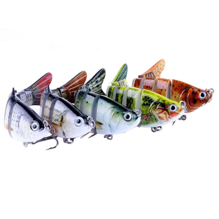 HENGJIA JM020 11cm 18g Esche rigide in plastica multi-sezione Esche da pesca Set Esche da pesca, 1#, 2#, 3#, 4#, 5#