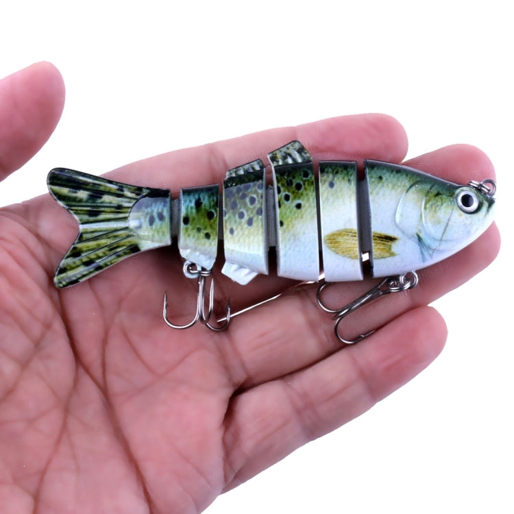 HENGJIA JM020 11cm 18g Esche rigide in plastica multi-sezione Esche da pesca Set Esche da pesca, 1#, 2#, 3#, 4#, 5#