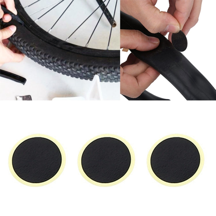 Mini pompa portatile manuale in lega di alluminio per bicicletta + toppa per pneumatici senza colla + leva per pneumatici a forma di pesce, Inflator + Glue-free Tire Patch + Fish-shaped Tire Lever Black