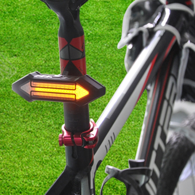 Luce posteriore per bicicletta, telecomando wireless intelligente, indicatore di direzione, Turn Signal Warning Light