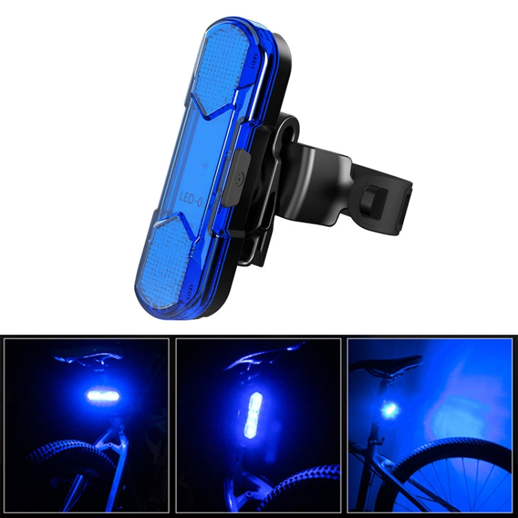 Lampada posteriore a LED ricaricabile USB per bicicletta