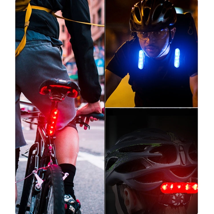 Lampada posteriore a LED ricaricabile USB per bicicletta