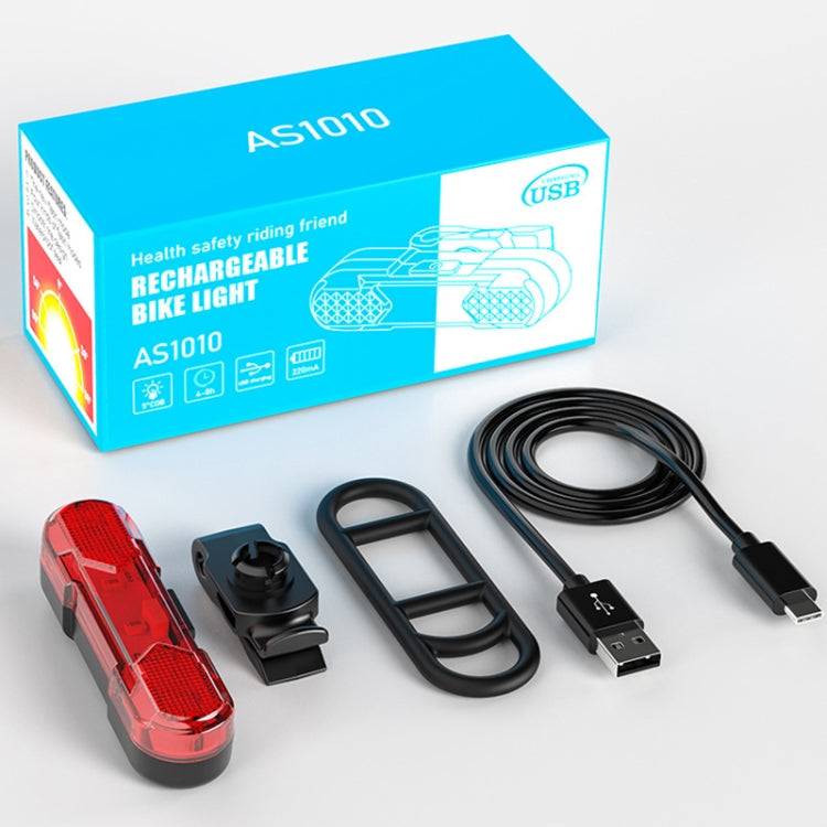 Lampada posteriore a LED ricaricabile USB per bicicletta