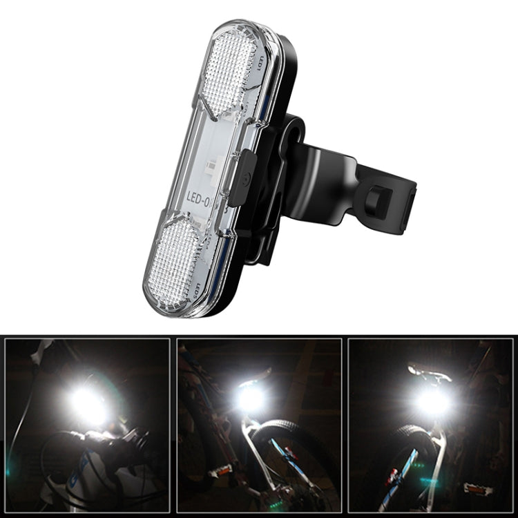 Lampada posteriore a LED ricaricabile USB per bicicletta