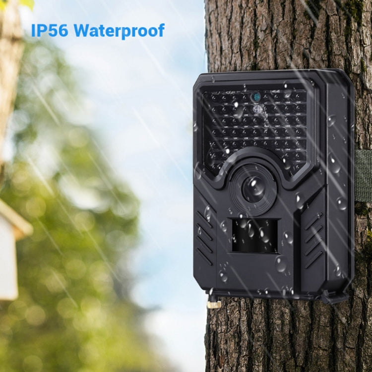 PR-200B Obiettivo grandangolare da 120 gradi IP56 Impermeabile 12MP 1080P HD Telecamera da caccia a infrarossi, Scheda TF di supporto, Distanza PIR: 10-15 m, PR200B