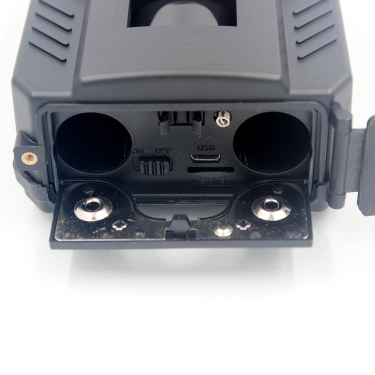 PR-200B Obiettivo grandangolare da 120 gradi IP56 Impermeabile 12MP 1080P HD Telecamera da caccia a infrarossi, Scheda TF di supporto, Distanza PIR: 10-15 m, PR200B