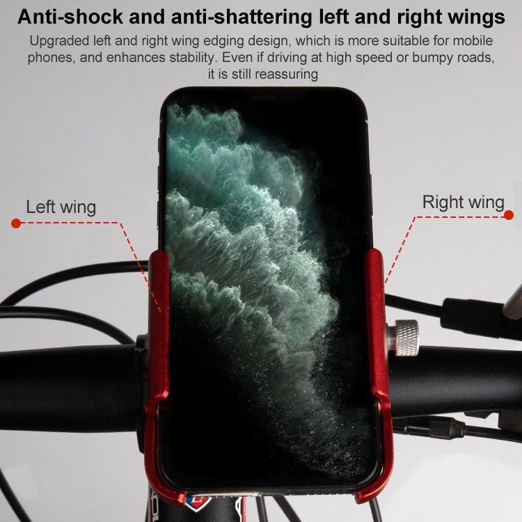 Supporto per telefono da bici in alluminio GUB P30