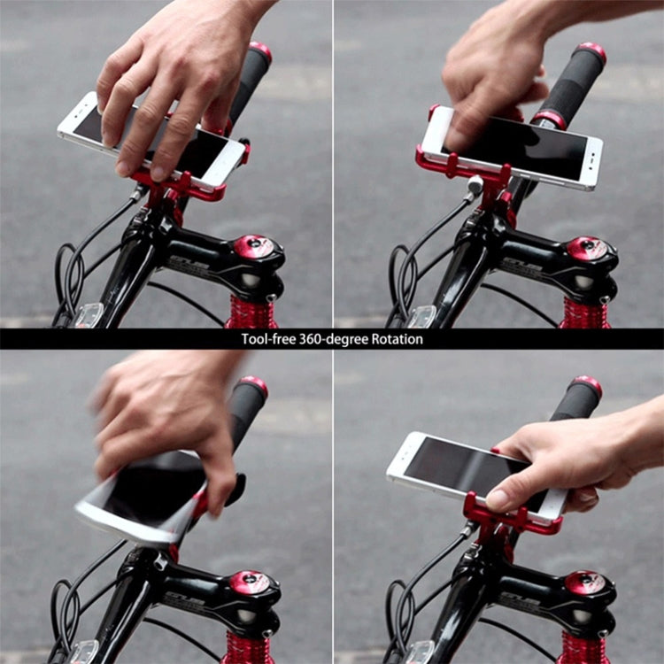 Supporto per telefono per bicicletta MTB GUB Plus 6 in lega di alluminio