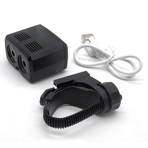 Y15 2 x CREE XPG2 500LM USB Ricarica LED Lampada frontale per bici con 5 modalità, Y15