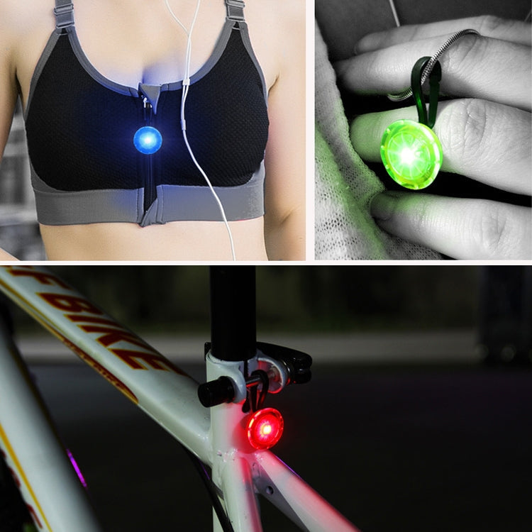 Luce di sicurezza con fibbia sospesa luminosa con braccio da corsa notturno da campeggio da 5 pezzi, 5 PCS Safety Light, 5 PCS afety Light