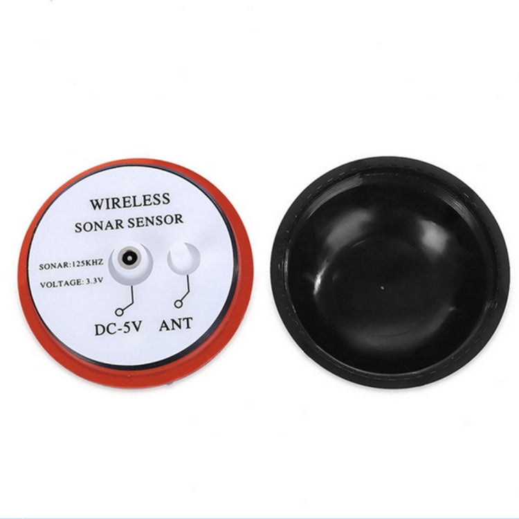 XJ-01 Rilevatore di pesci wireless Sensore sonar 125KHz Localizzatore di profondità 0,6-36 m Localizzatore di pesci con schermo LCD da 2,4 pollici e antenna, sensore di temperatura dell'acqua integrato, XJ-01