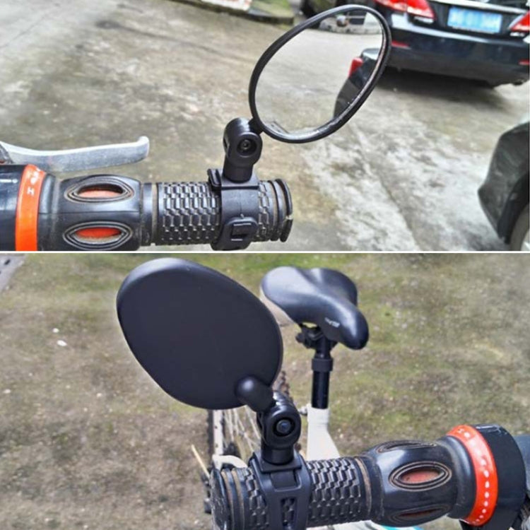 Specchio riflettente retrovisore in silicone a sgancio rapido per mountain bike con rotazione a 360 gradi, Rearview Reflector Mirror