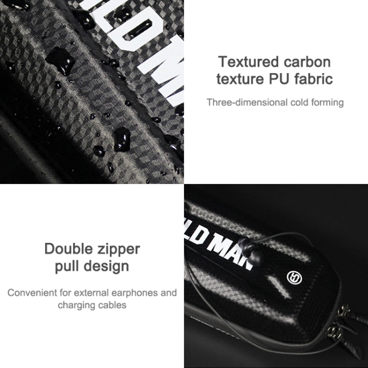WILD MAN E5 Borsa anteriore impermeabile Borsa per tubo per bicicletta MTB di grande capacità Accessori per l'equitazione, E5