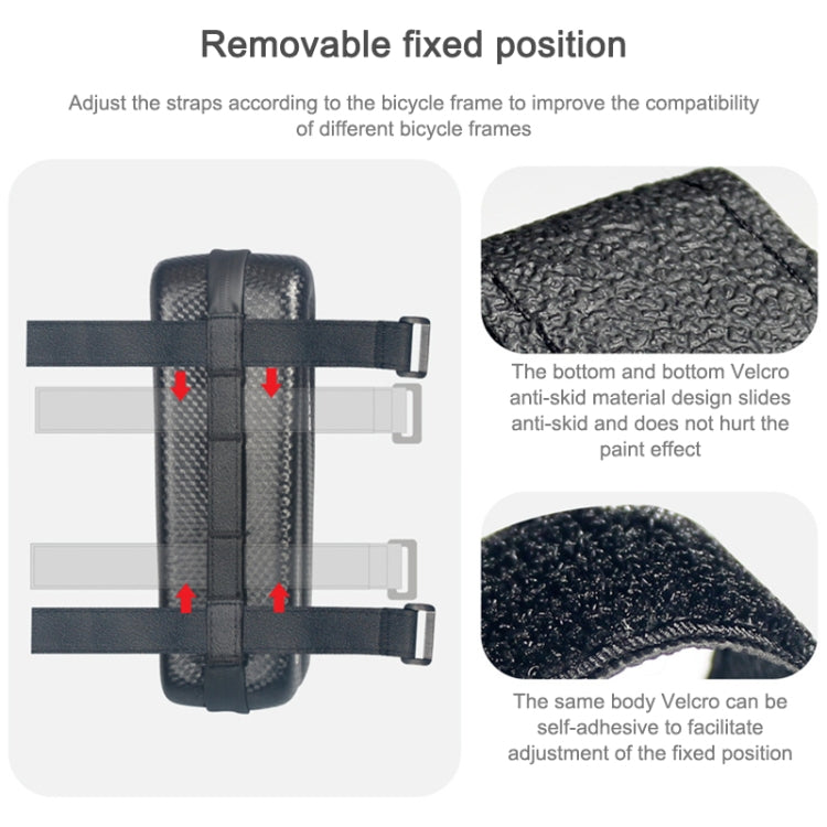 WILD MAN EX Borsa anteriore impermeabile Set di telefoni cellulari MTB Borsa a tubo per bicicletta Accessori per l'equitazione, EX