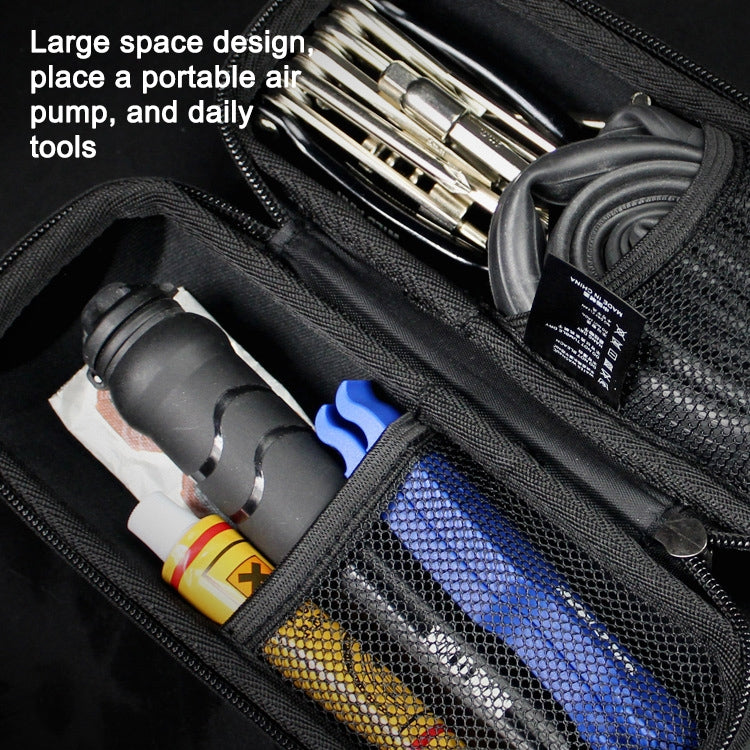 WILD MAN E3 Borsa per attrezzi per riparazione bici MTB impermeabile Borsa per tubo per bicicletta Accessori per l'equitazione, E3 (Black)