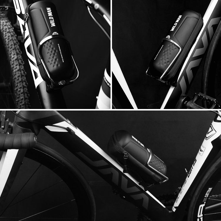WILD MAN E3 Borsa per attrezzi per riparazione bici MTB impermeabile Borsa per tubo per bicicletta Accessori per l'equitazione, E3 (Black)