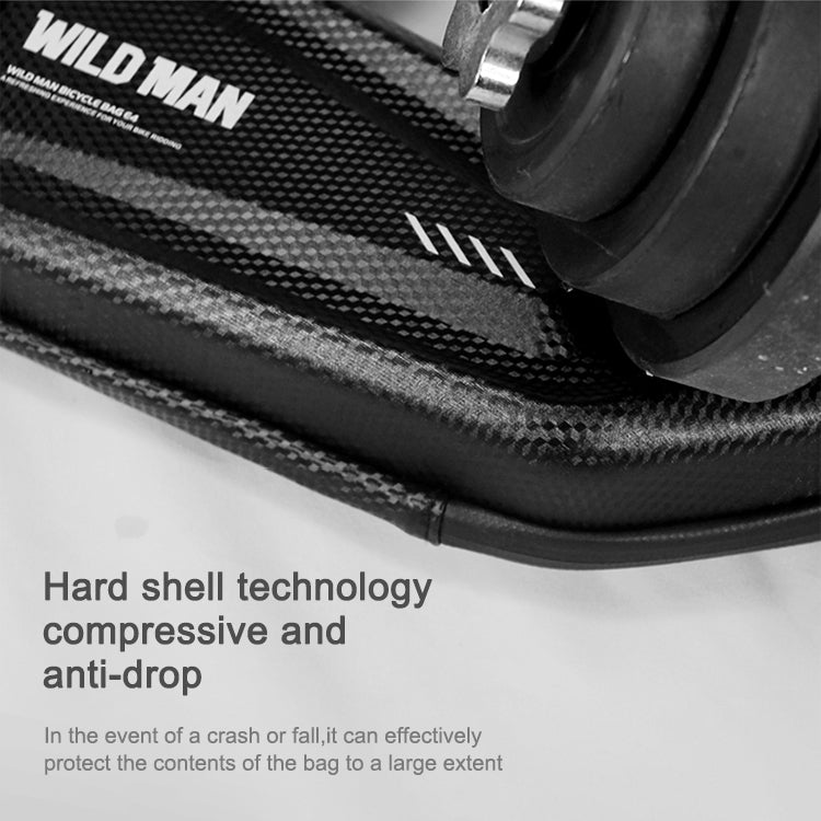 WILD MAN E4 Borsa anteriore impermeabile Set di telefoni cellulari MTB Borsa per tubo per bicicletta Accessori per l'equitazione, E4