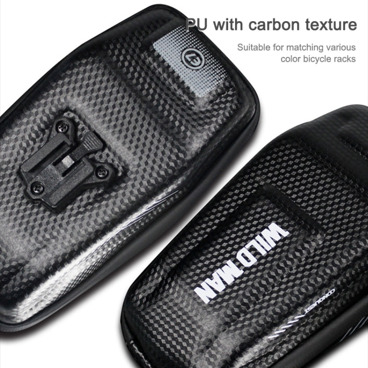WILD MAN E7 Borsa anteriore impermeabile MTB Set di telefoni cellulari Borsa per tubo per bicicletta Accessori per l'equitazione, E7S