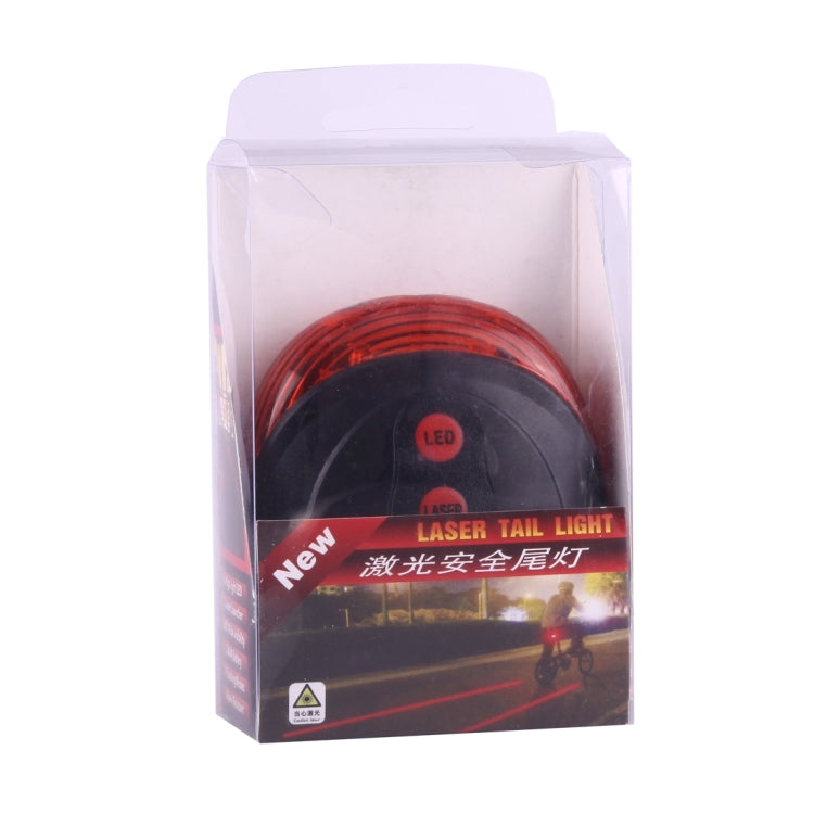 Luce a LED per bicicletta Laser notturno per mountain bike Fanale posteriore Fanale posteriore MTB Avvertimento di sicurezza Lampada per luce posteriore per bicicletta Luce per bicicletta, Red, Blue