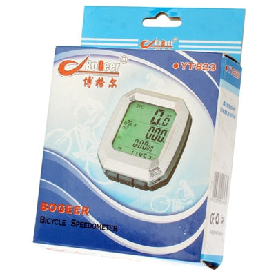 Tachimetro elettronico per bicicletta LCD, YT-823