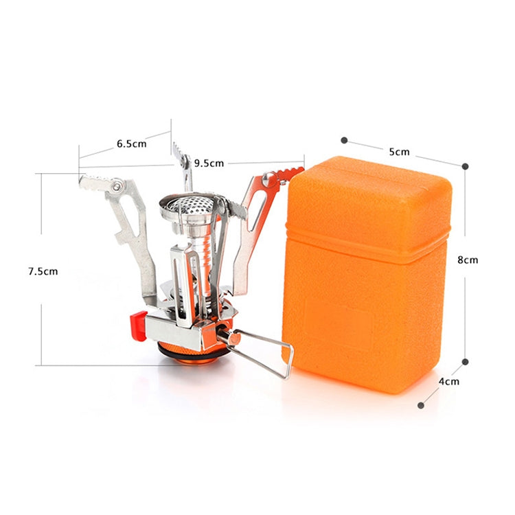 Fornello a gas portatile ultra mini in acciaio inossidabile da esterno, Mini Stainless