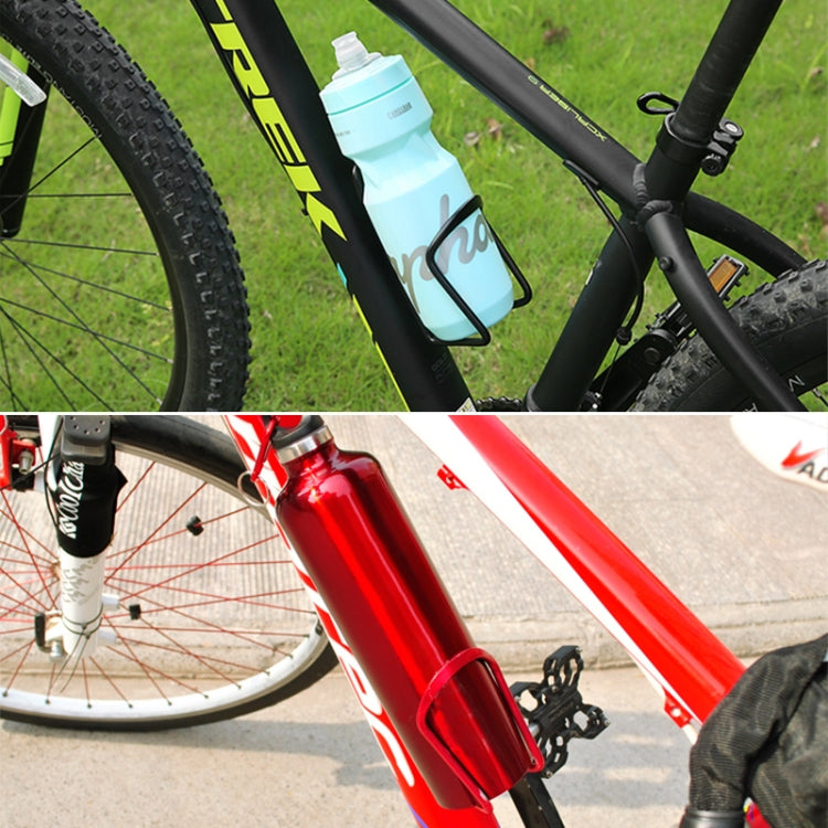 Supporto per staffa portabottiglie per portaborraccia portatile per tazza d'acqua per bici, Blue, Gold, Silver, Red, Black
