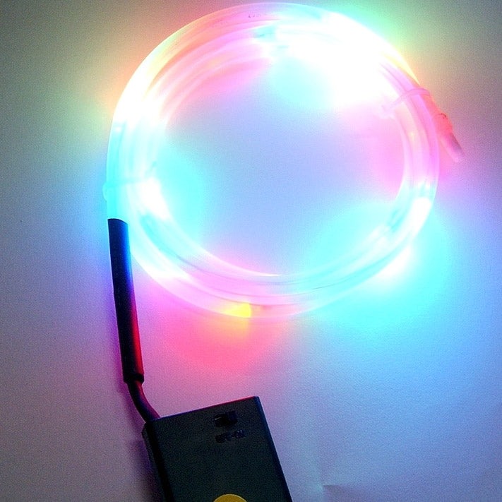 Striscia decorativa per articoli con raggi a LED per ruota di bicicletta, 15 LED, 15 LEDs