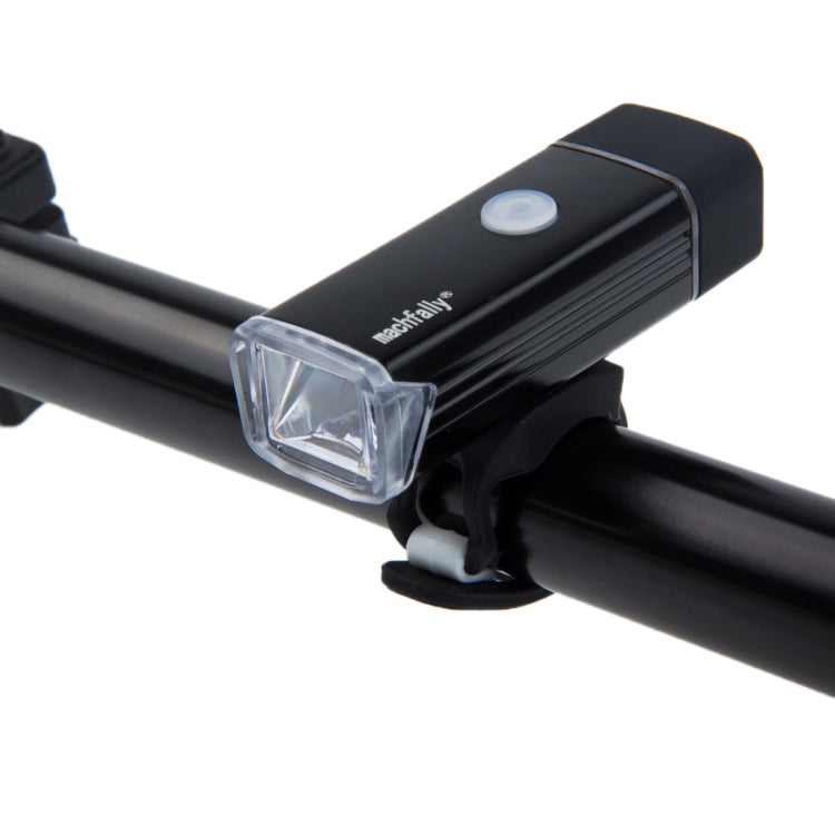 MC-QD001 Luce a LED luminosa in alluminio ricaricabile da 180 lumen tramite USB con supporto per manubrio