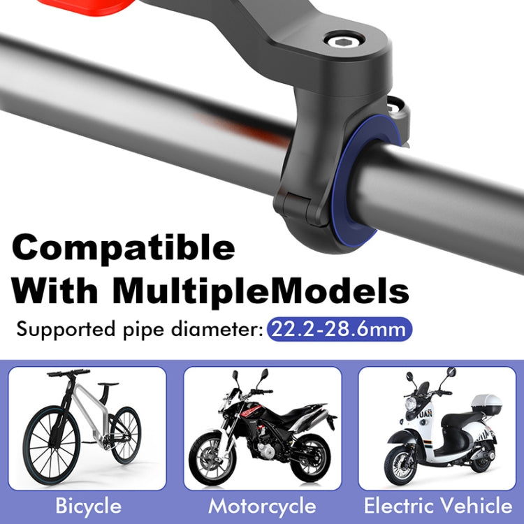 HL-143A Supporto per telefono di navigazione per manubrio regolabile per mountain bike, bicicletta, moto, HL-143A Bicycle Motorcycle Holder