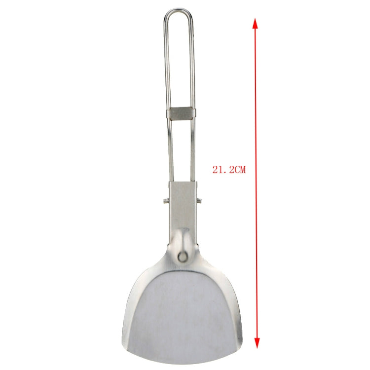 Pale da cucina per esterni in acciaio inossidabile Pentole da picnic Spatola pieghevole Parti di pentole Stoviglie da campeggio per escursionismo