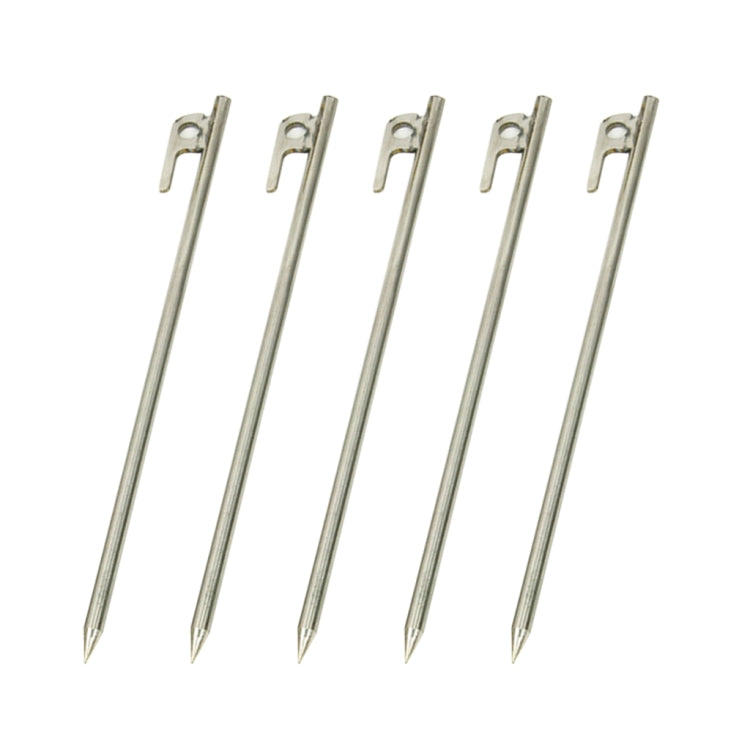 Picchetti per tende da campeggio in acciaio inossidabile durevoli da 30 cm per esterni per accessori per tende da campeggio da viaggio