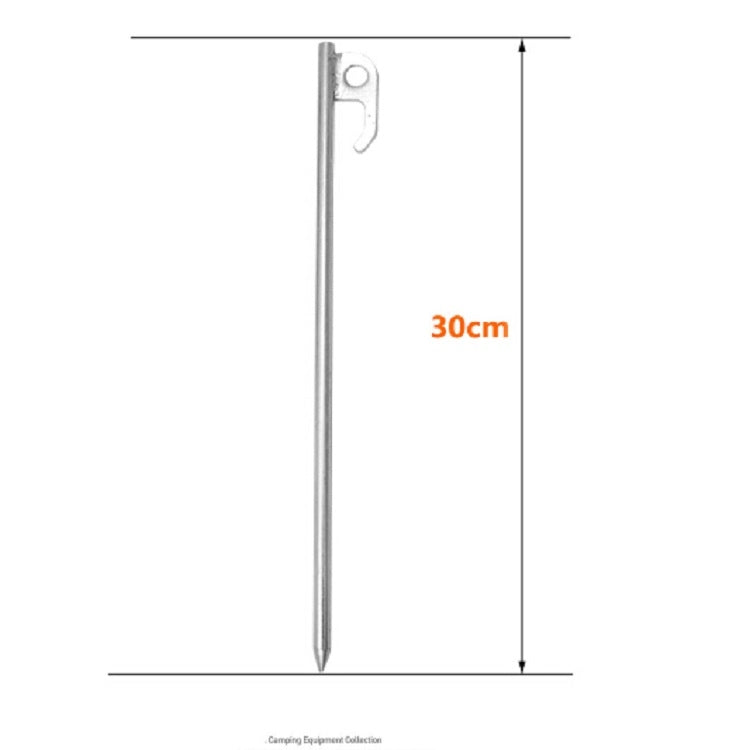 Picchetti per tende da campeggio in acciaio inossidabile durevoli da 30 cm per esterni per accessori per tende da campeggio da viaggio