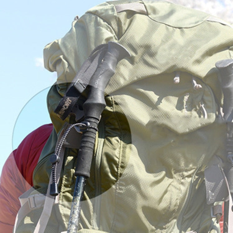 Zaino da alpinismo all'aperto Appeso per bastoncini da trekking Corda con fibbia fissa Corda elastica con fibbia