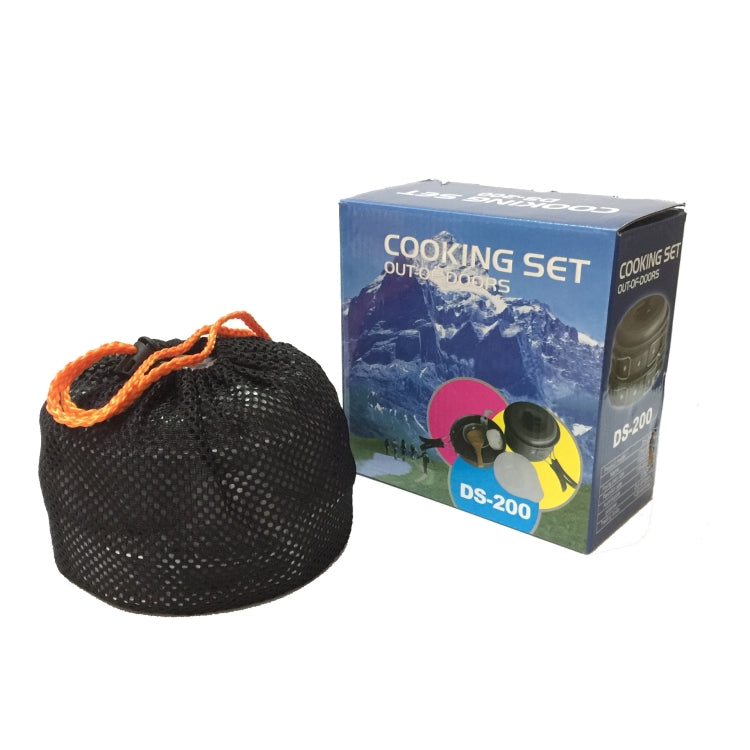 Set da esterno portatile Set di pentole da campeggio combinato con testata caldaia, DS200