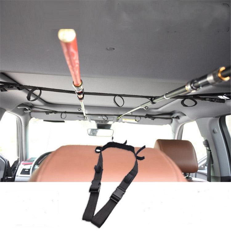 Luya Supporto per canna da pesca per auto, cinturino per supporto per canna da pesca, Car Fishing Rod Holder