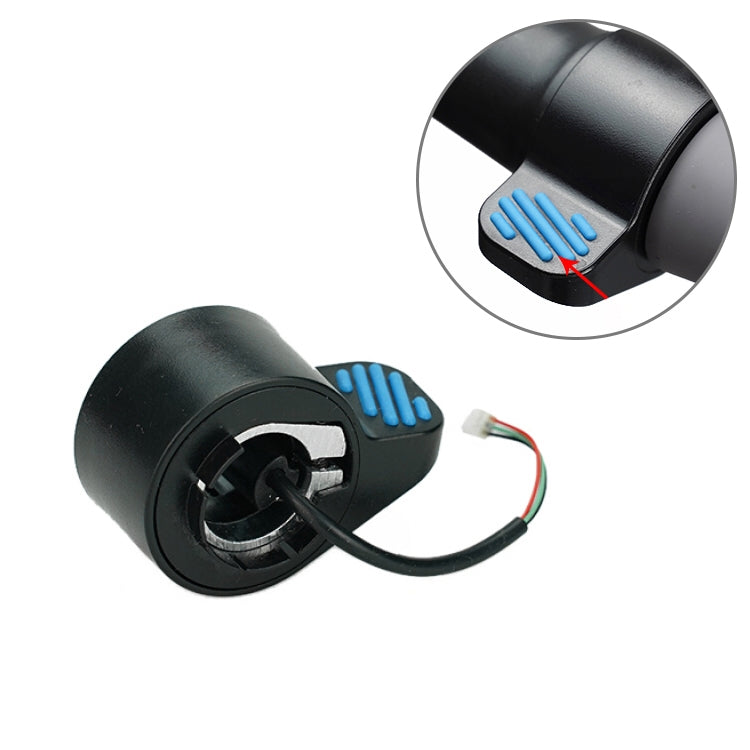 Per accessori scooter Ninebot ES1 / ES2 / ES3 / ES4 Acceleratore con quadrante a dito, Blue