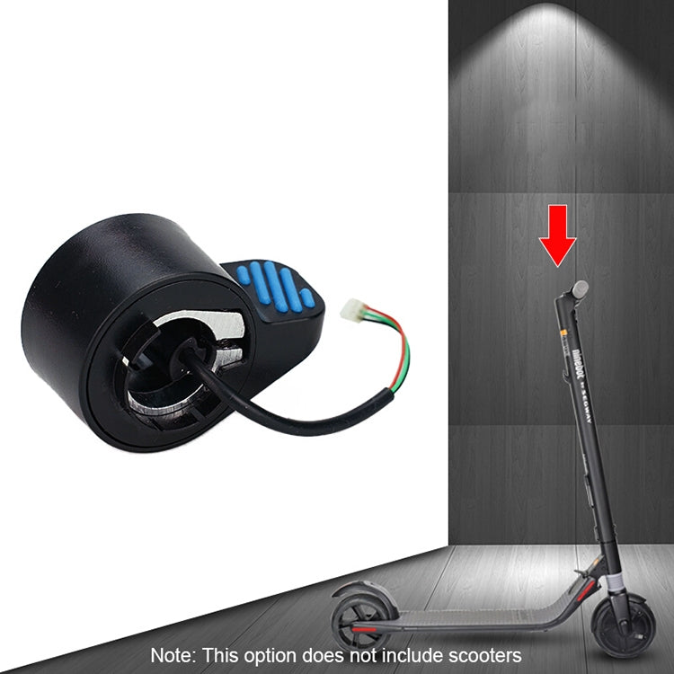 Per accessori scooter Ninebot ES1 / ES2 / ES3 / ES4 Acceleratore con quadrante a dito, Blue