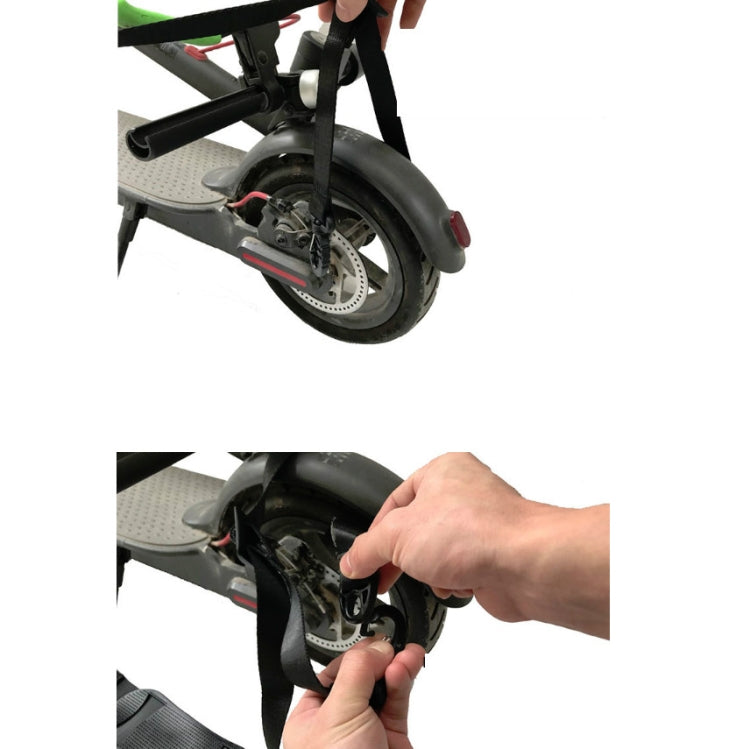 Per cinturino multifunzionale per scooter elettrico pieghevole Xiaomi Mijia M365, larghezza: 2,5 cm, lunghezza: 1,1-1,6 m