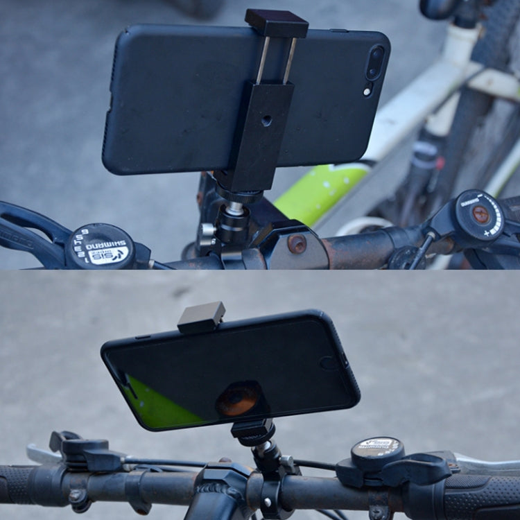 YJ-G2 Clip per tubo in metallo da bicicletta 1/4 PTZ Staffa per bicicletta Clip per bicicletta portatile universale per fotocamera, YJ-G2