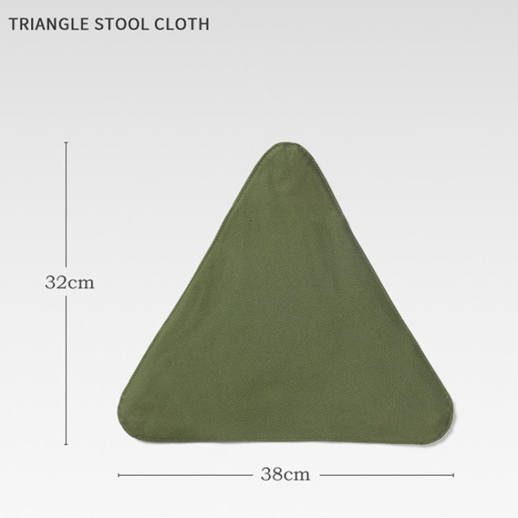 Panno per sgabello triangolare portatile in tela impermeabile da campeggio all'aperto
