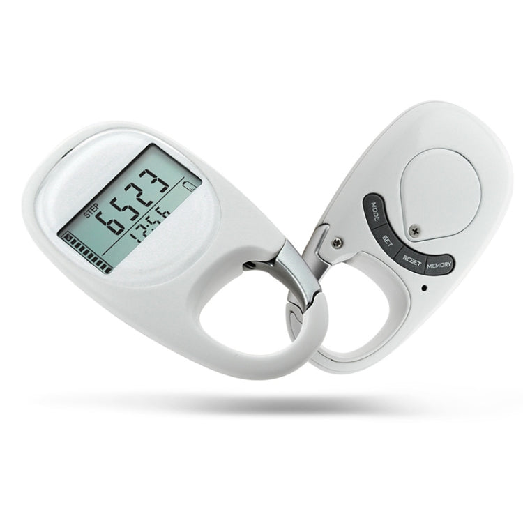Portachiavi con moschettone Pedometro 3D, Carabiner