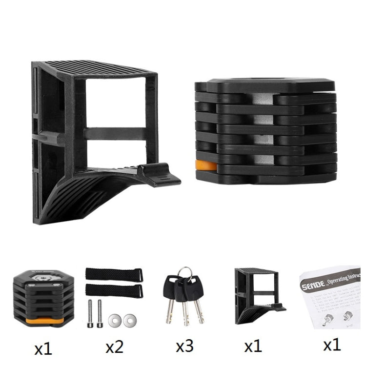 WEST BIKING Serratura a chiave antifurto per bicicletta Serratura pieghevole a catena per moto, Folding Lock