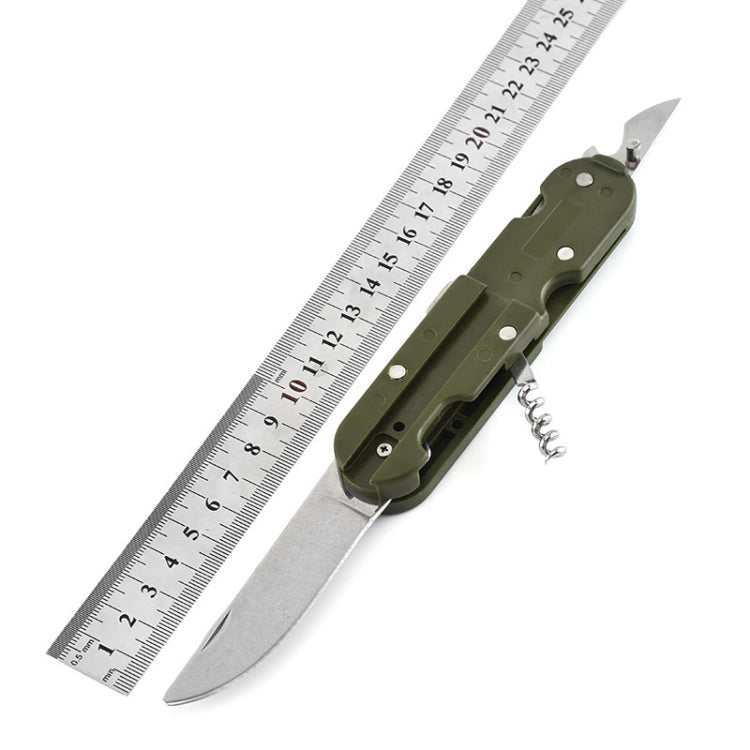 Stoviglie da campeggio all'aperto Coltello pieghevole in acciaio inossidabile Stoviglie combinate forchetta e cucchiaio