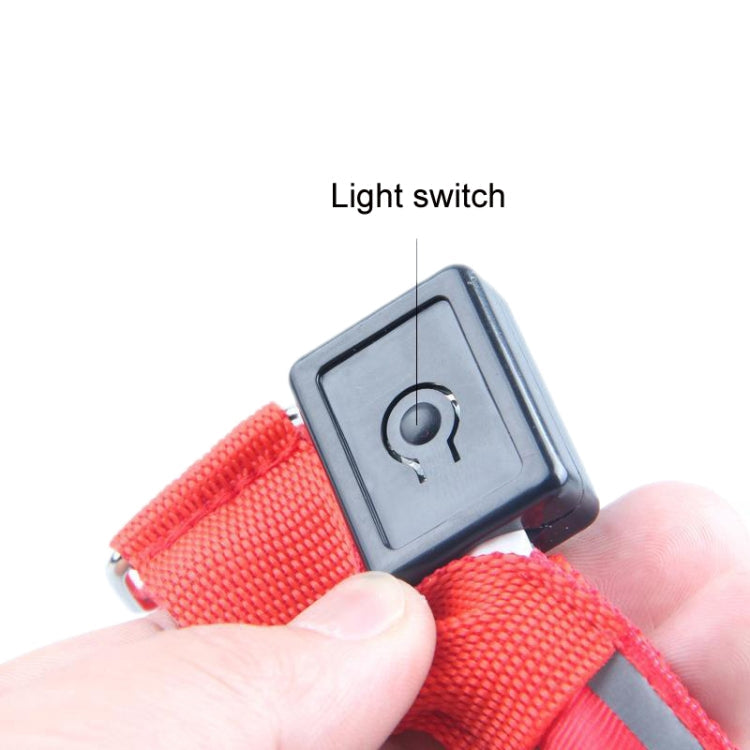 Specchietto retrovisore girevole a 360 gradi per bicicletta con luce da polso, Rearview Mirror With Wrist Light