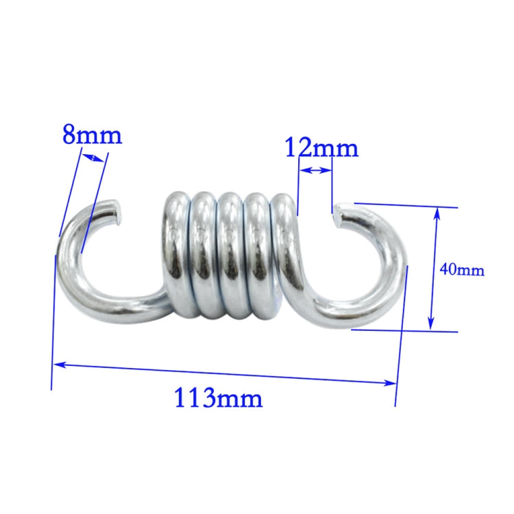 Molla di estensione per sedia sospesa per amaca da 3 pezzi da 8 mm, 8mm
