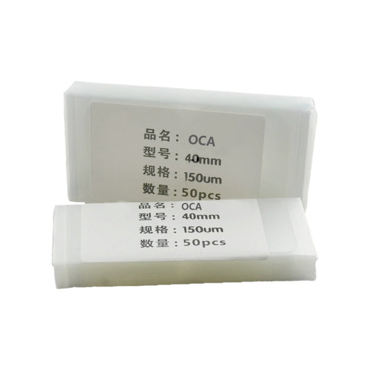 adesivi-oca-trasparenti-per-apple-watch-serie-4-5-6-40mm-50-pezzi - immagine 1